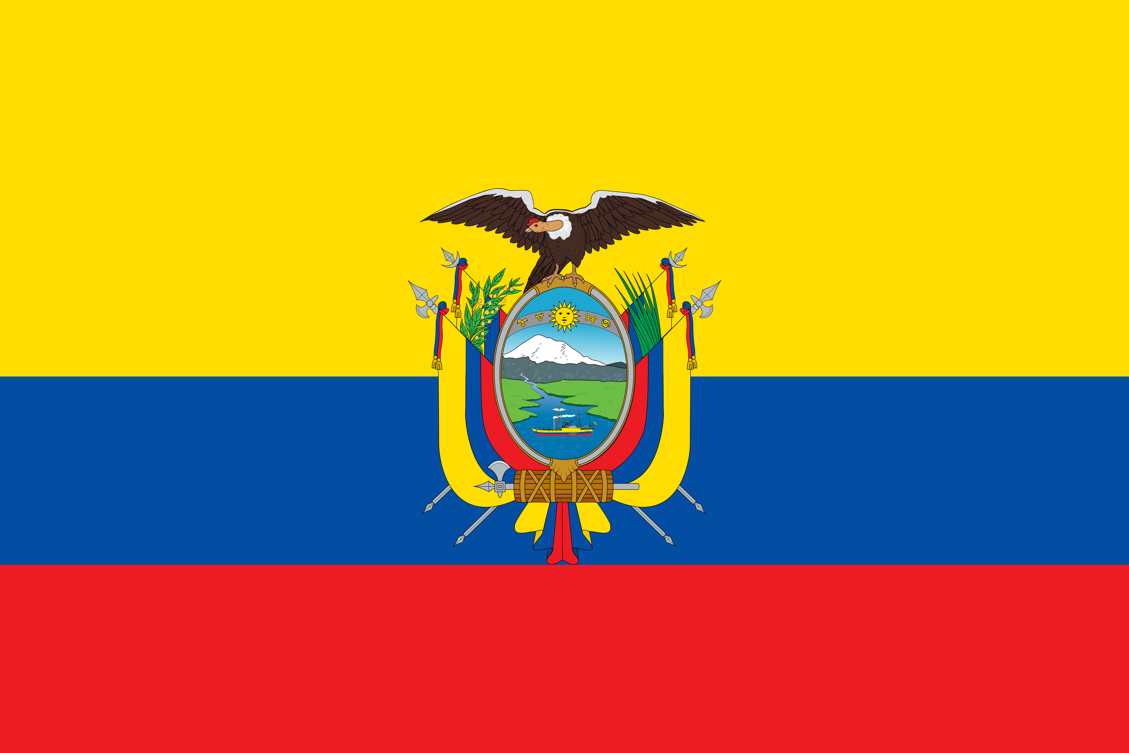 BANDERA ECUATORIANA