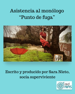 Sara Nieto, monólogo